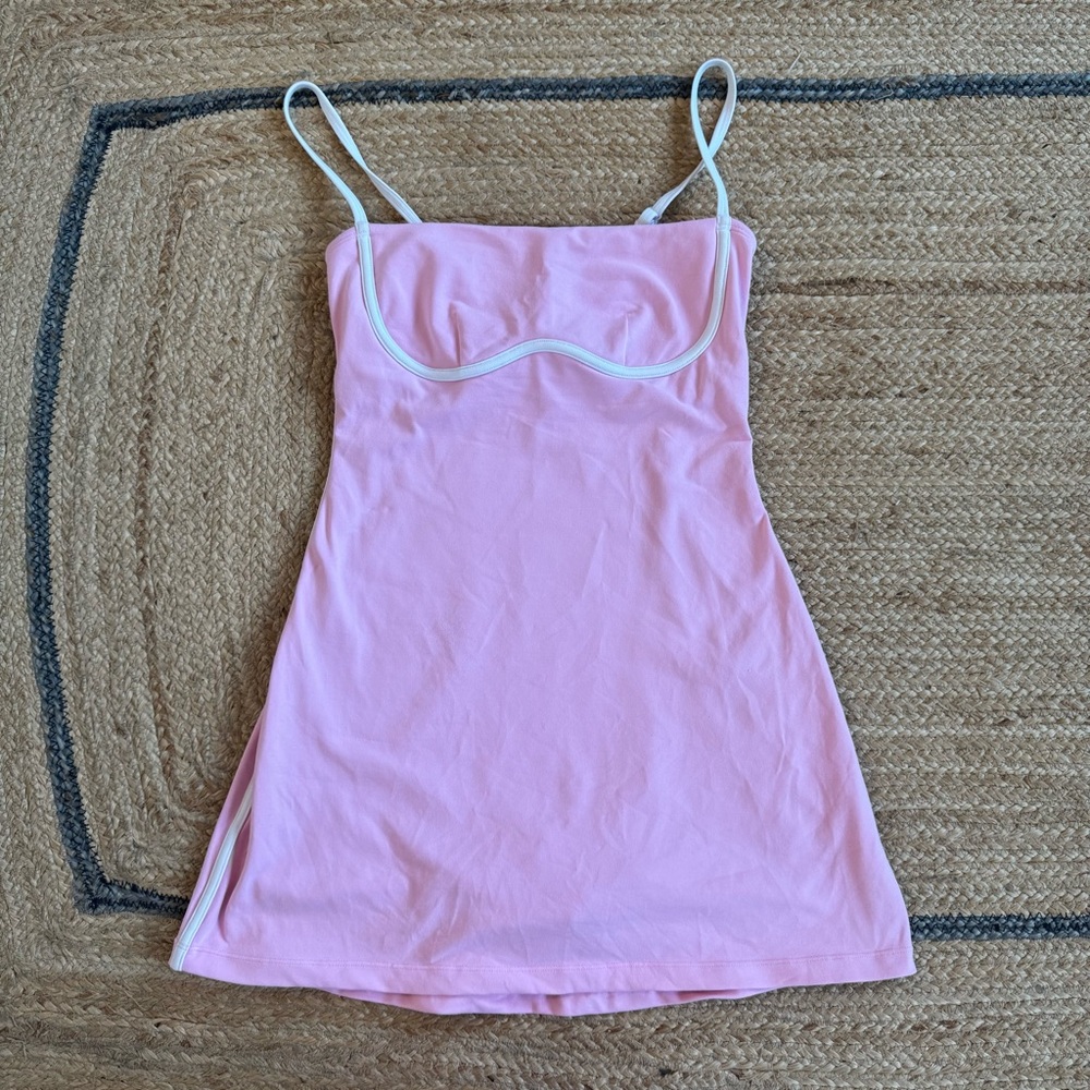 ALO Streamlined Dress Sweet Pink S